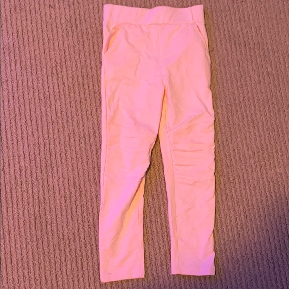 pink motto leggings